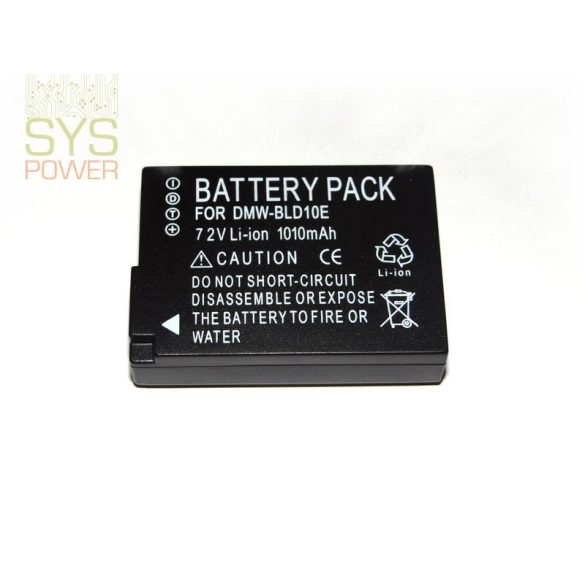 Panasonic BLD10, 1010 mah, 7,4 V akkumulátor (Utángyártott)