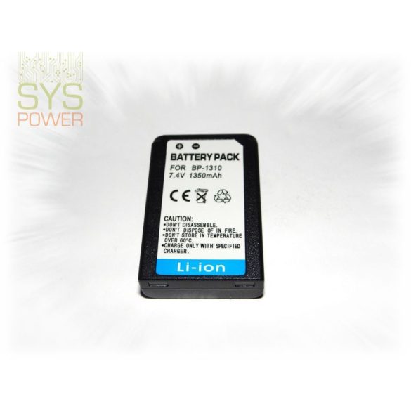 Samsung BP1310, 1350 mah, 7,4 V akkumulátor (Utángyártott)