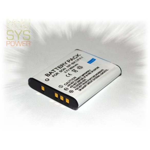 Sony NP-BK1, 950 mah, 3,7 V akkumulátor (Utángyártott)