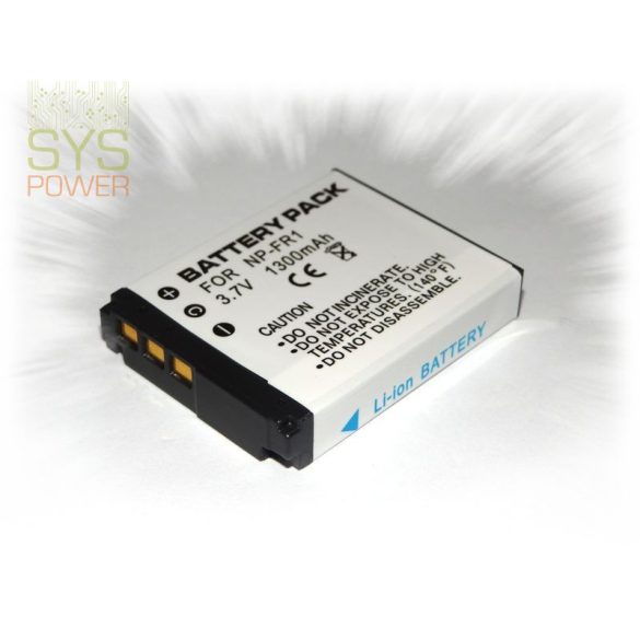 Sony NP-FR1, 1300 mah, 3,7 V akkumulátor (Utángyártott)