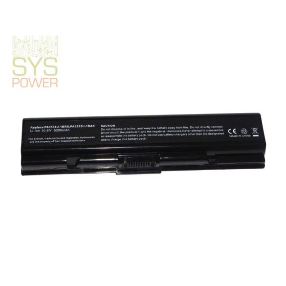 Toshiba PA3534U laptop akkumulátor (Utángyártott)